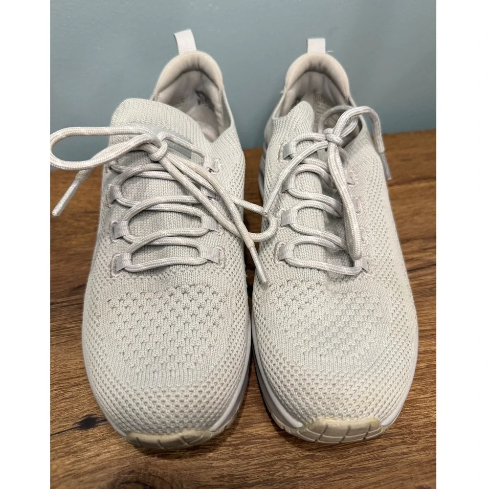 Skechers Street Uno Stretch Fit Grey Knit Sneakers 177102 Womens 7.5‎